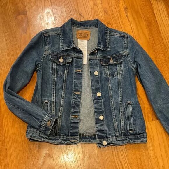 Girl's XL Levi’s Denim Jeans Jacket - Picture 1 of 9